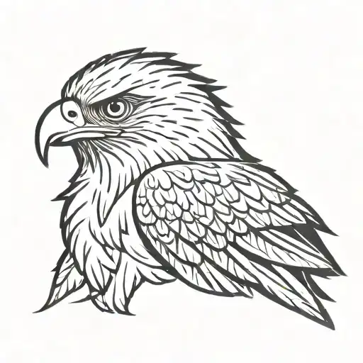 philippine eagle tattoo design idea