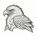 philippine eagle tattoo design idea