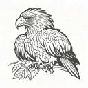 philippine eagle tattoo design idea