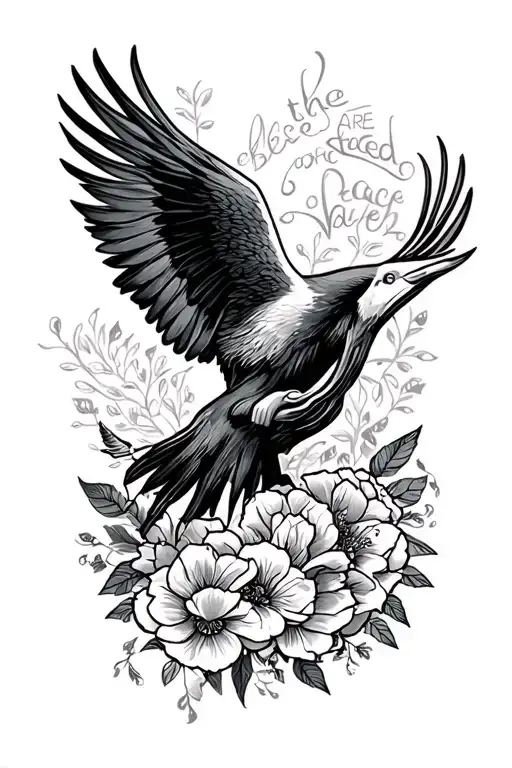 blessed are the peacemakers tattoo design idea