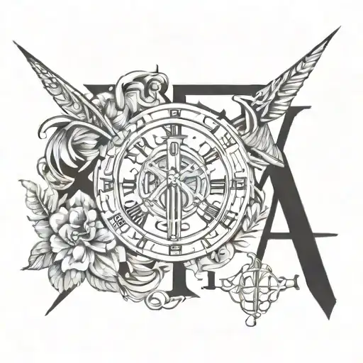 being the 3rd child of 6 represent in a roman numerals sense, where 3 of 6 marks are fully filled in. the other three no tattoo design idea