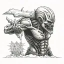 Attack On Titan tattoo design idea