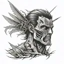 Attack On Titan tattoo design idea