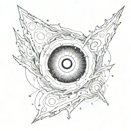 Filler Space black hole tattoo design idea