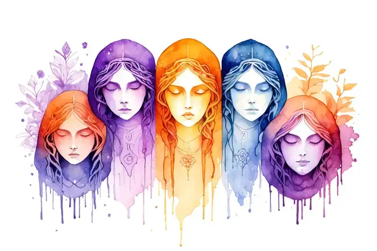 crone 5 elements minimalist tattoo tattoo design idea