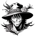 one piece portgas d ace brothers tattoo design idea