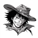 one piece portgas d ace brothers tattoo design idea