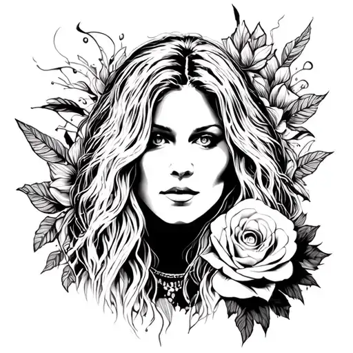Stevie nicks landslide tattoo design idea