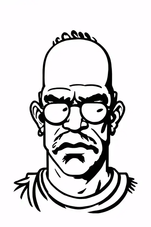 stupid sexy Flanders tattoo design idea