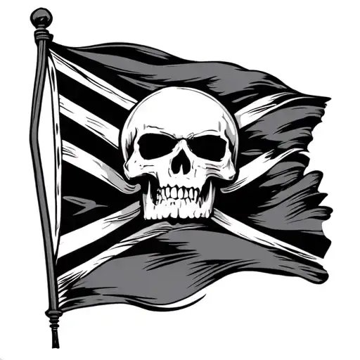 Rebel Flag tattoo design idea