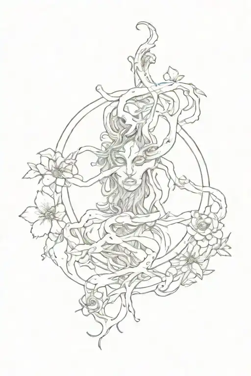 My god is a sin My enemy is nerves tattoo design idea