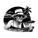 Jimmy Buffett tattoo design idea