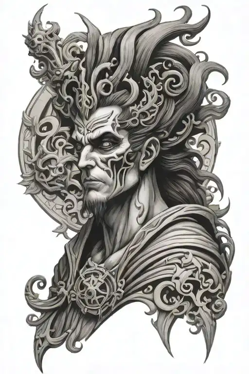 hades tattoo design idea