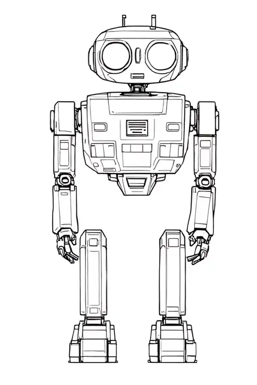 wall-e the robot from the movie tattoo design idea