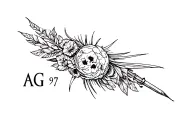 AG is 97 tattoo design idea