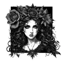Dark Romance tattoo design idea