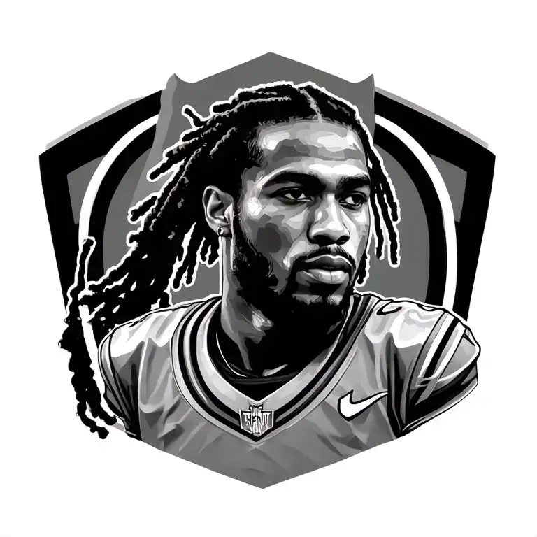 Jalen Hurts tattoo design idea
