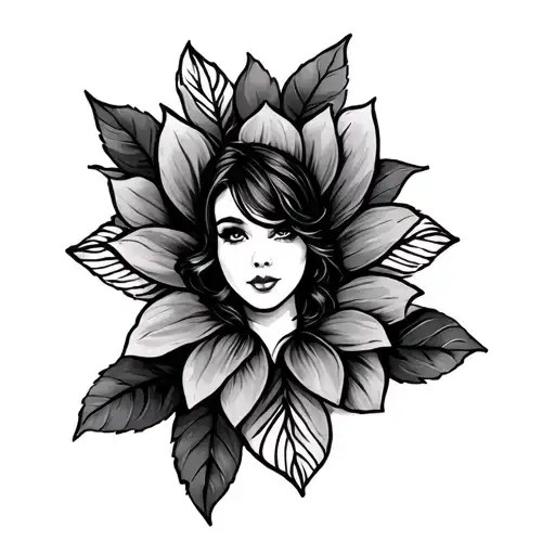 dress tattoo design idea