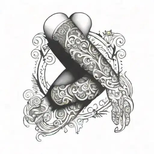 Wrapping the arms along the entire length tattoo design idea
