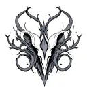 Vulva tattoo design idea