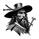 Don Quixote tattoo design idea