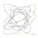 trinity, 111 within an infinity tattoo design idea