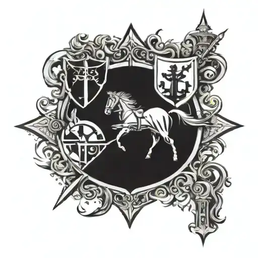 Knights Of The Round Table tattoo design idea