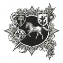 Knights Of The Round Table tattoo design idea