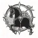 Knights Of The Round Table tattoo design idea
