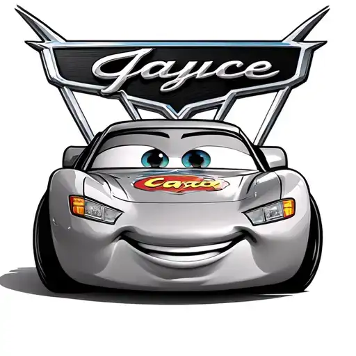 autism lightning mcqueen puzzle with jayce name in cars logo tattoo design idea