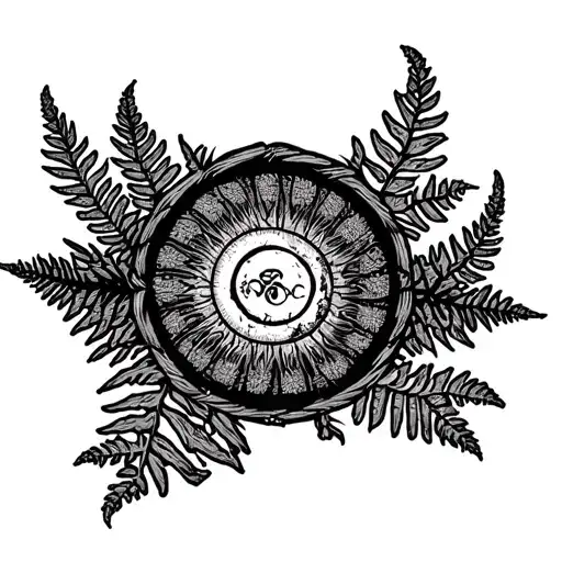 Belarusian ornament. Scandinavian mythology. Embroidered shirt. Fern. Straw amulet spider. Moon and Sun. Paganism tattoo design idea