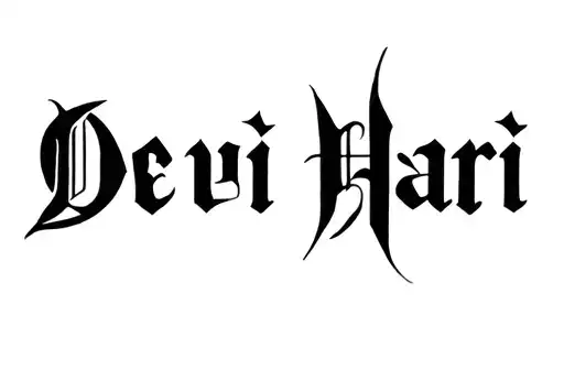 "Devi Hari" tattoo design idea