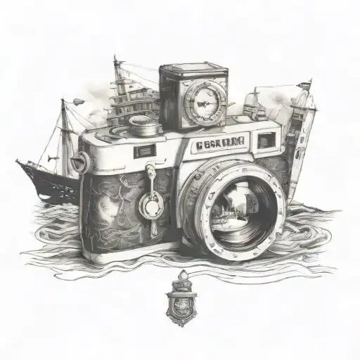 Moving to a a new city as a seaman  tattoo design idea