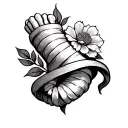 Wrap Around Ankle tattoo design idea