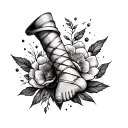 Wrap Around Ankle tattoo design idea