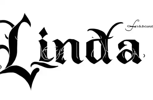 "Linda" tattoo design idea