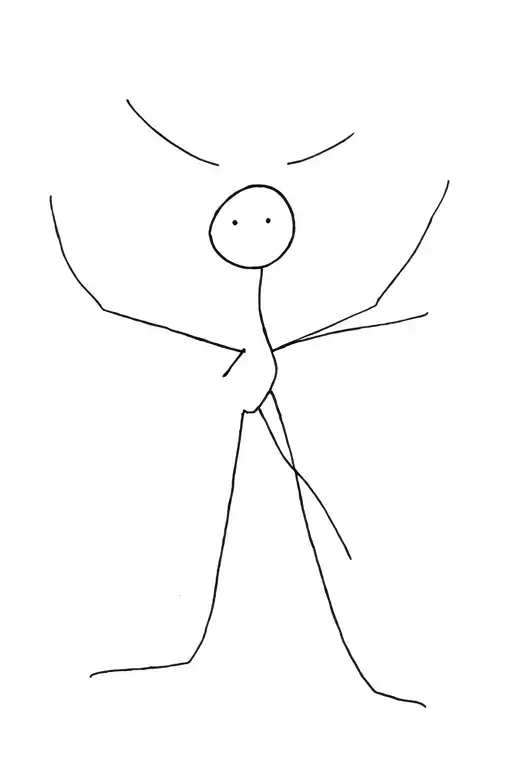 Stickman 26.2 tattoo design idea