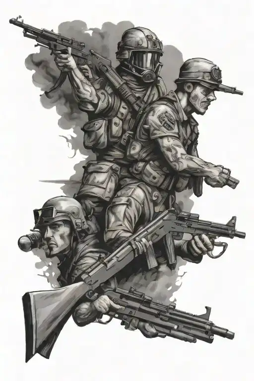 If you want peace, prepare for war. tattoo design idea