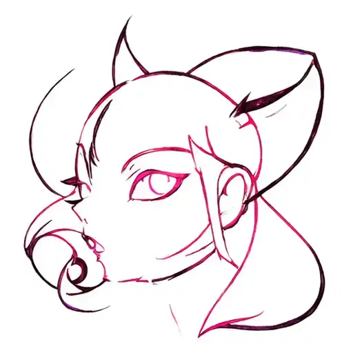 Hazbin Hotel tattoo design idea