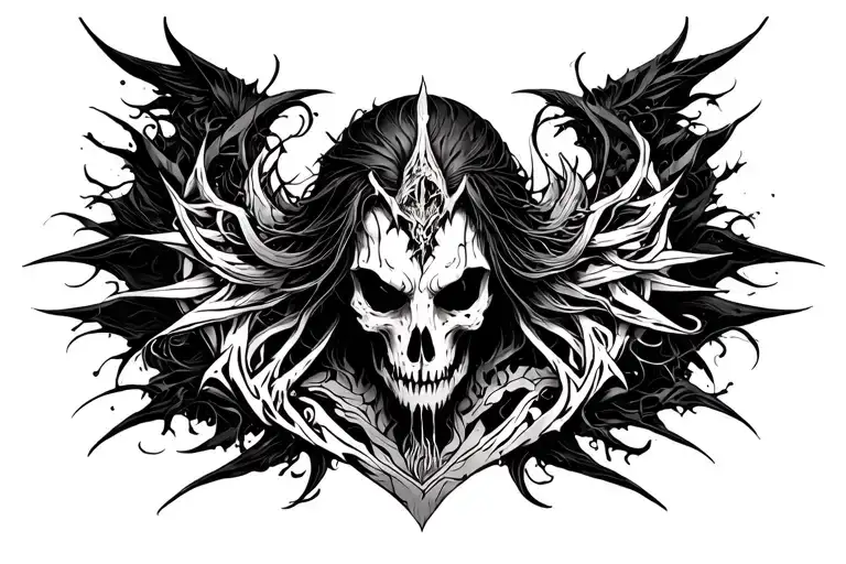 "Invictus" Chaos tattoo design idea