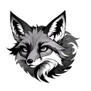 Fox Spirit tattoo design idea