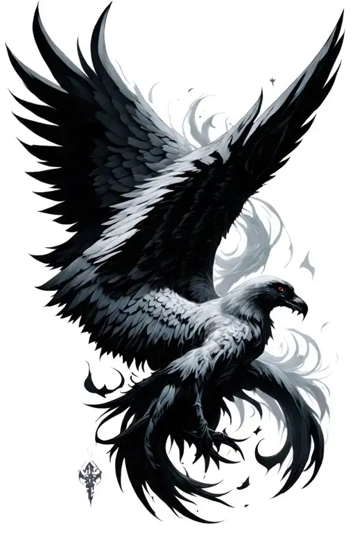 fourth wing and court of mist and fury tattoo design idea
