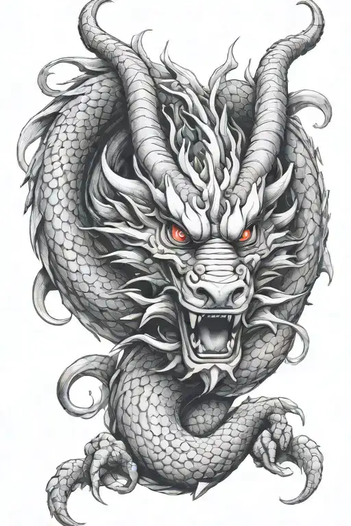 shiryu dragon tattoo travel, love and family tattoo design idea