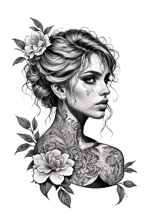 Damon Brock gage jayda tattoo design idea