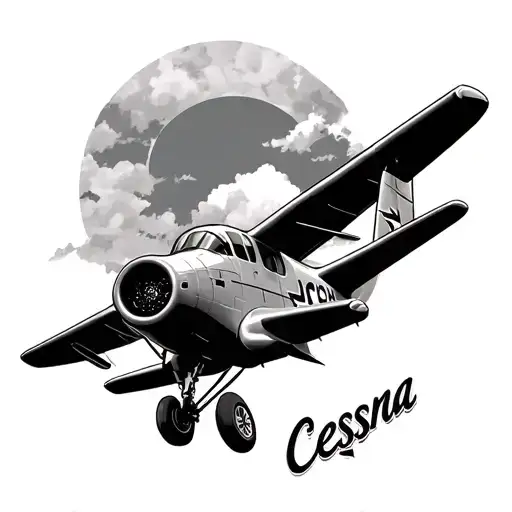 Cessna tattoo design idea