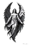 metatron archangel tattoo design idea