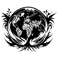 world tree  tattoo design idea