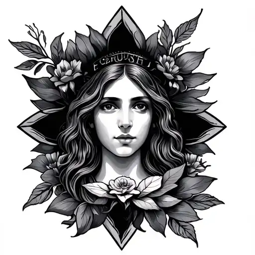 religious memorial tattoo for mom tattoo design idea