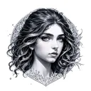 virgo ox tattoo design idea