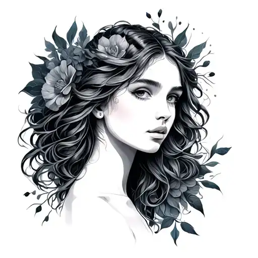 virgo ox tattoo design idea